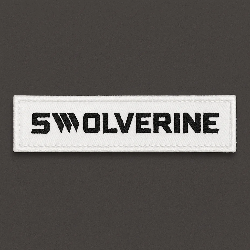 Swolverine Patch (Black:White)
